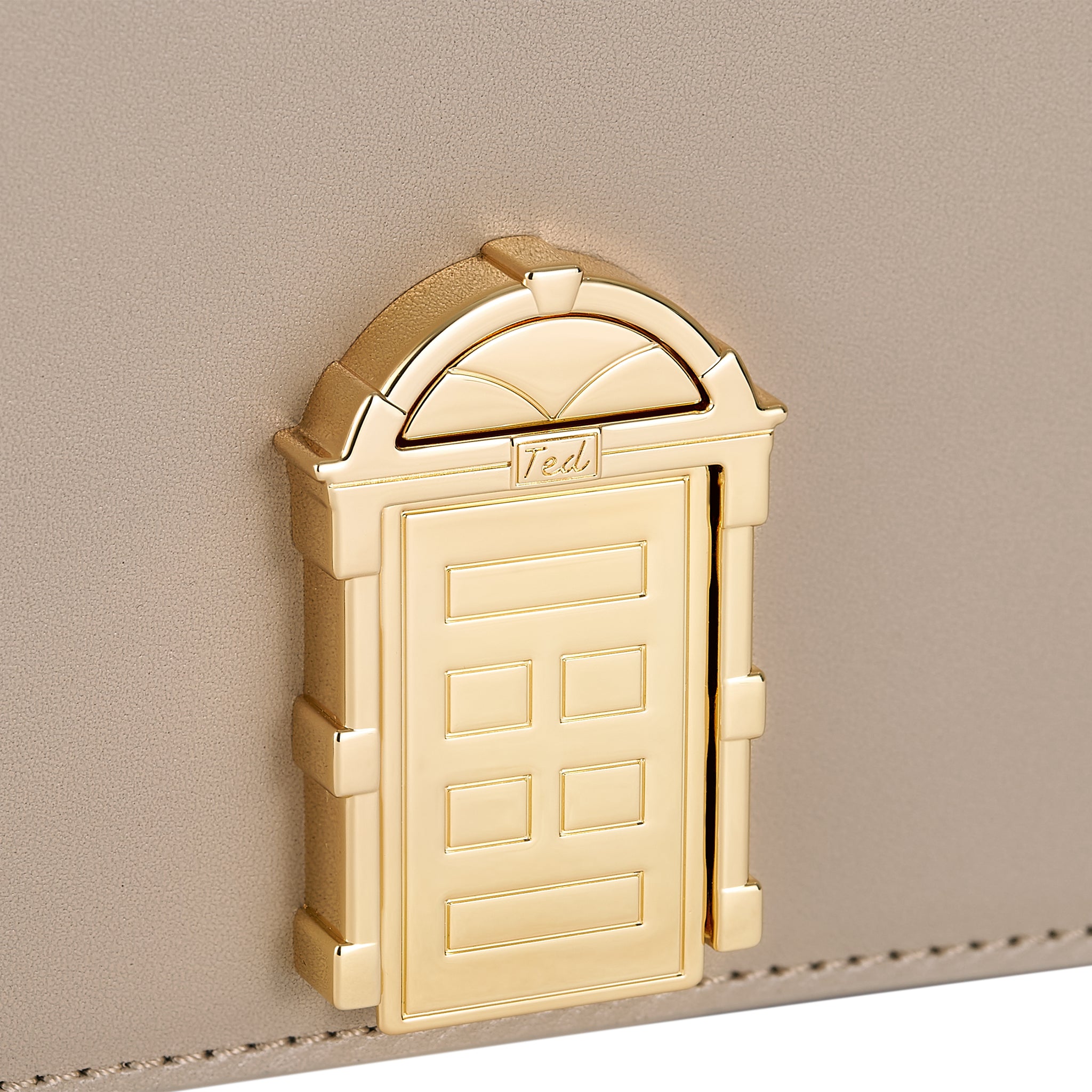 Medium Crossbody Door Bag Taupe – Ted 1942