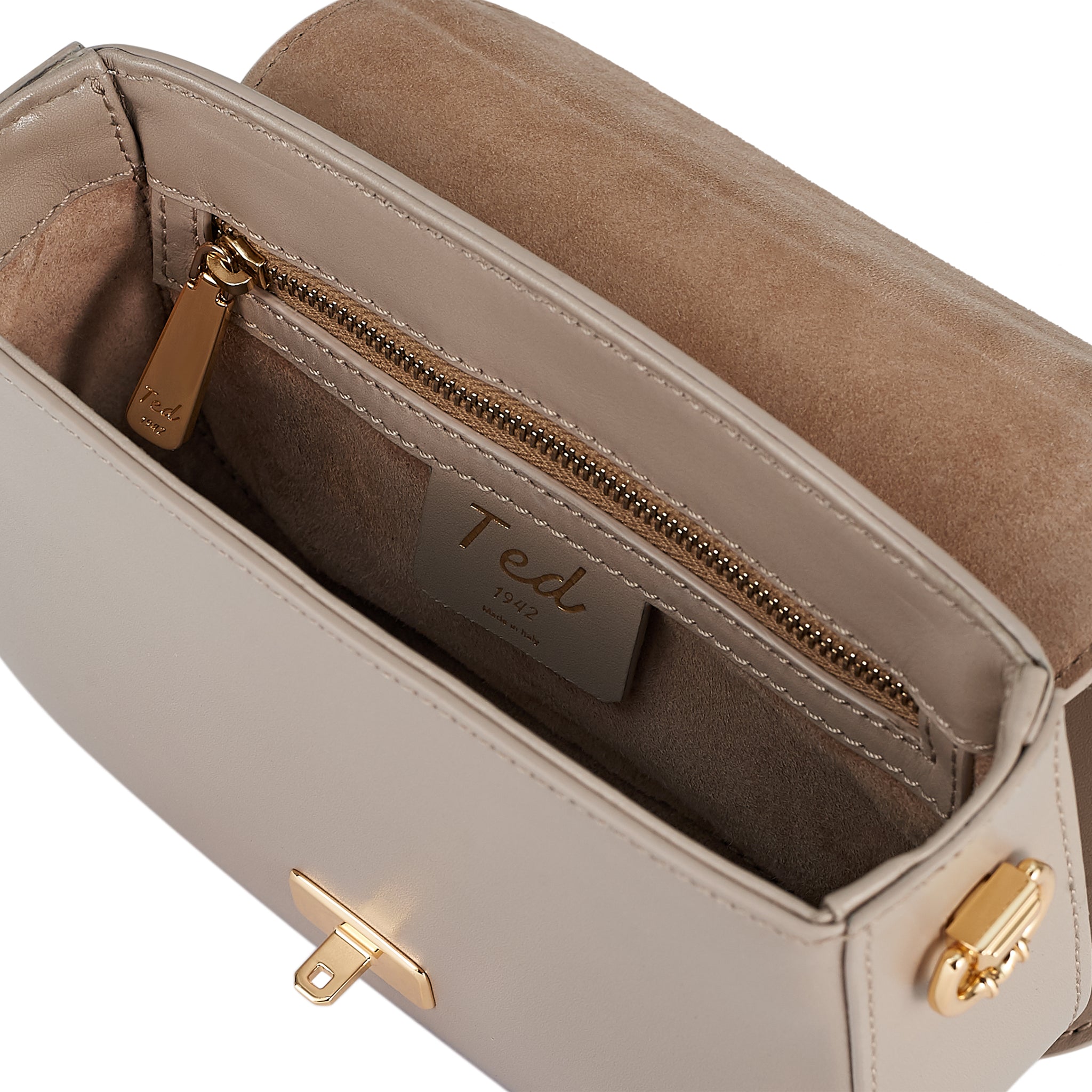 TED Medium Crossbody Door Bag Taupe – Ted 1942